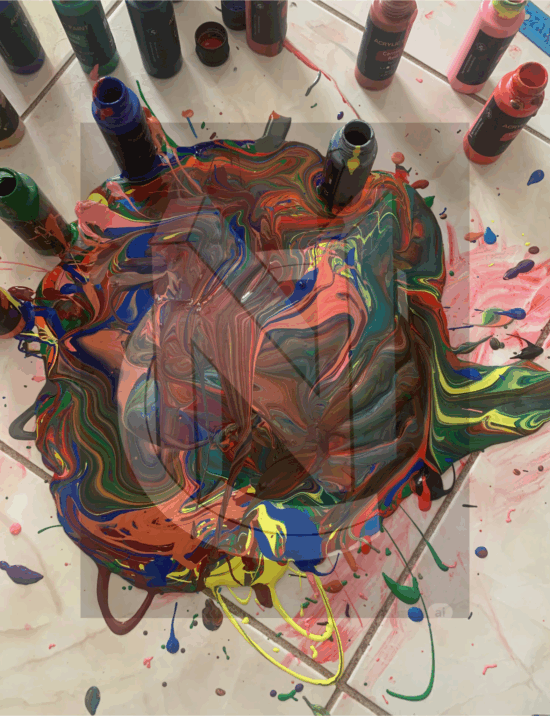 When Silence Means Trouble: My Toddler’s Painting Mess Turned Masterpiece